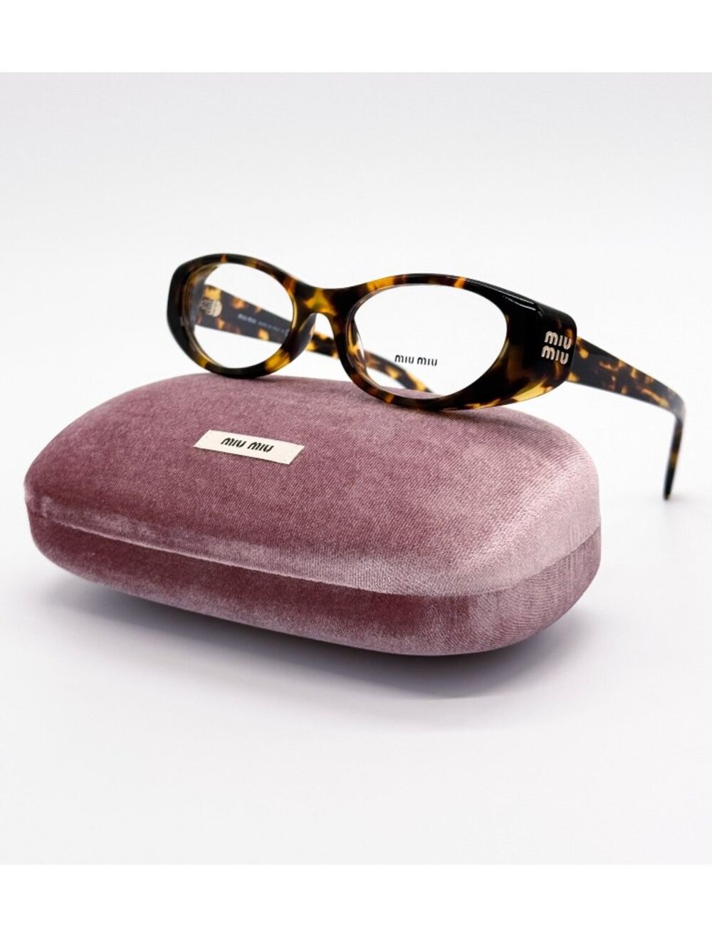 New Miu Miu MU03ZV 14L1O1 Havana Brown Women Eyeglasses VMU 03Z